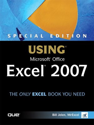 cover image of Special Edition Using Microsoft Office Excel 2007
